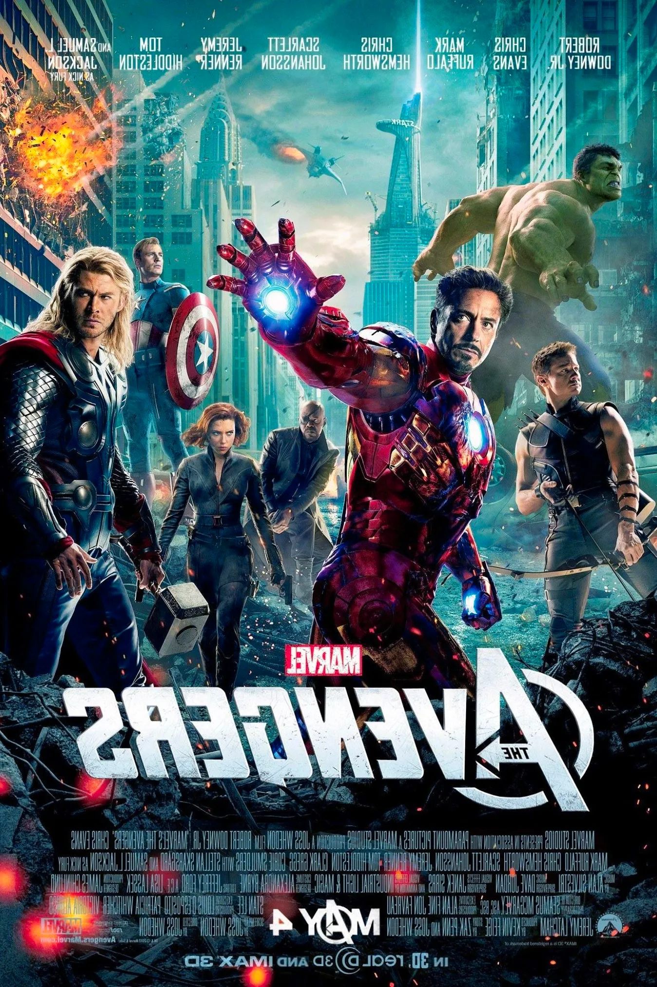 The Avengers 2012 Poster Image