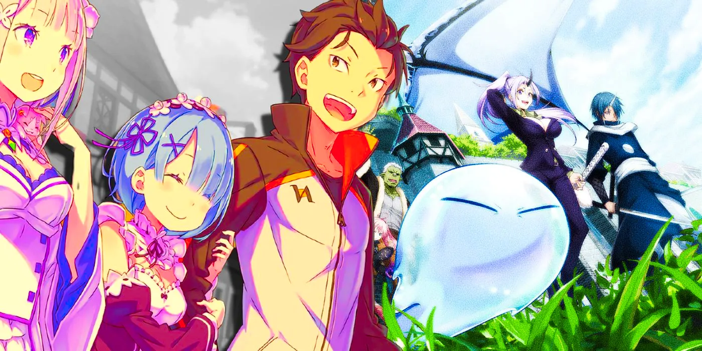 The Cast of Re_Zero and the Cast of That Time I Got Reincarnated as a Slime Image