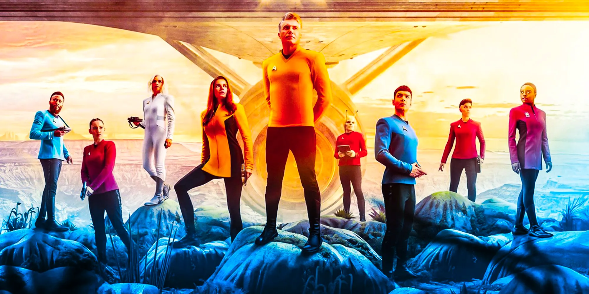 The cast of Star Trek: Strange New Worlds season 1.  Image