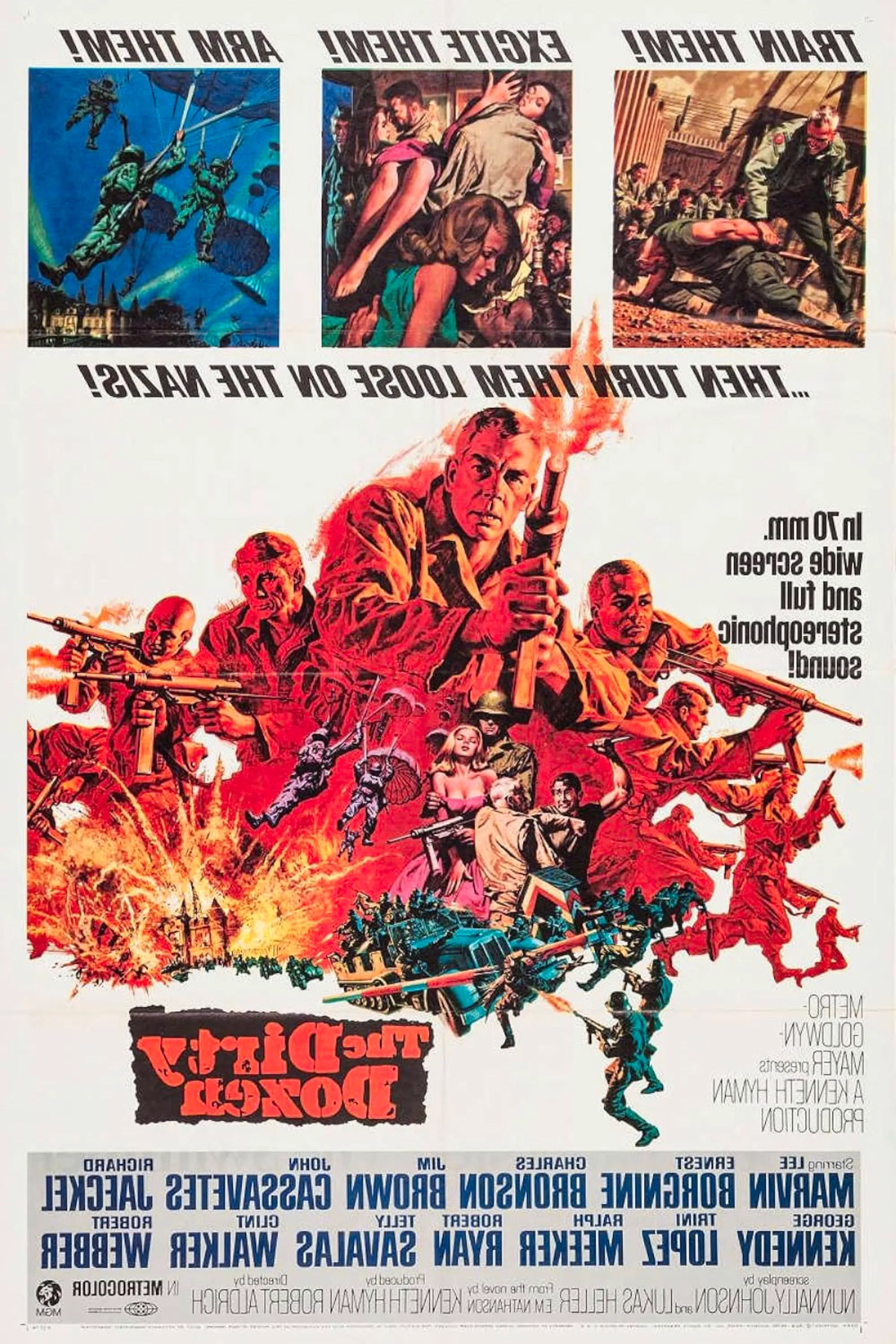 The Dirty Dozen (1967) - Poster Image