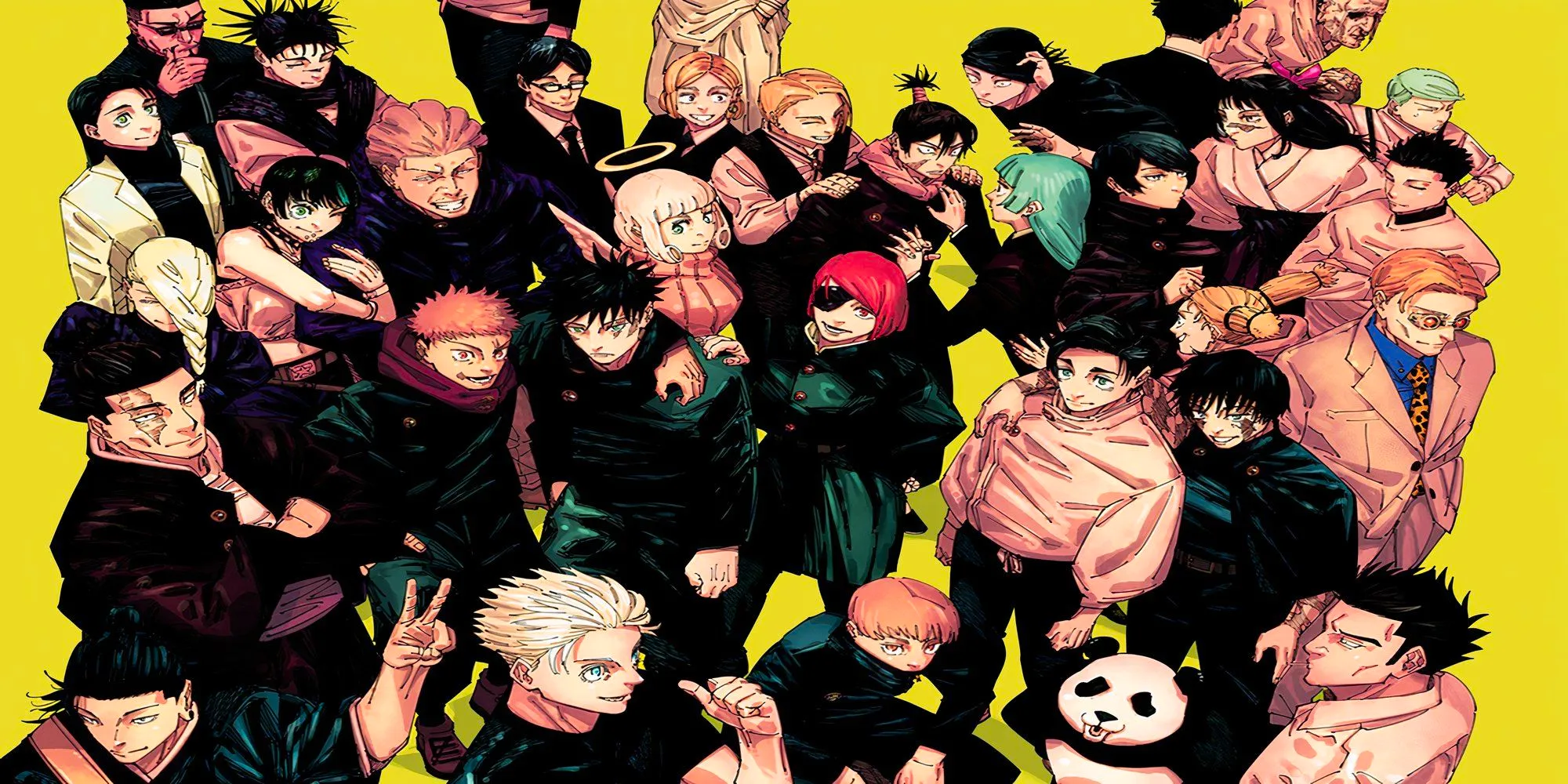 The final color spread for Jujutsu Kaisen Image