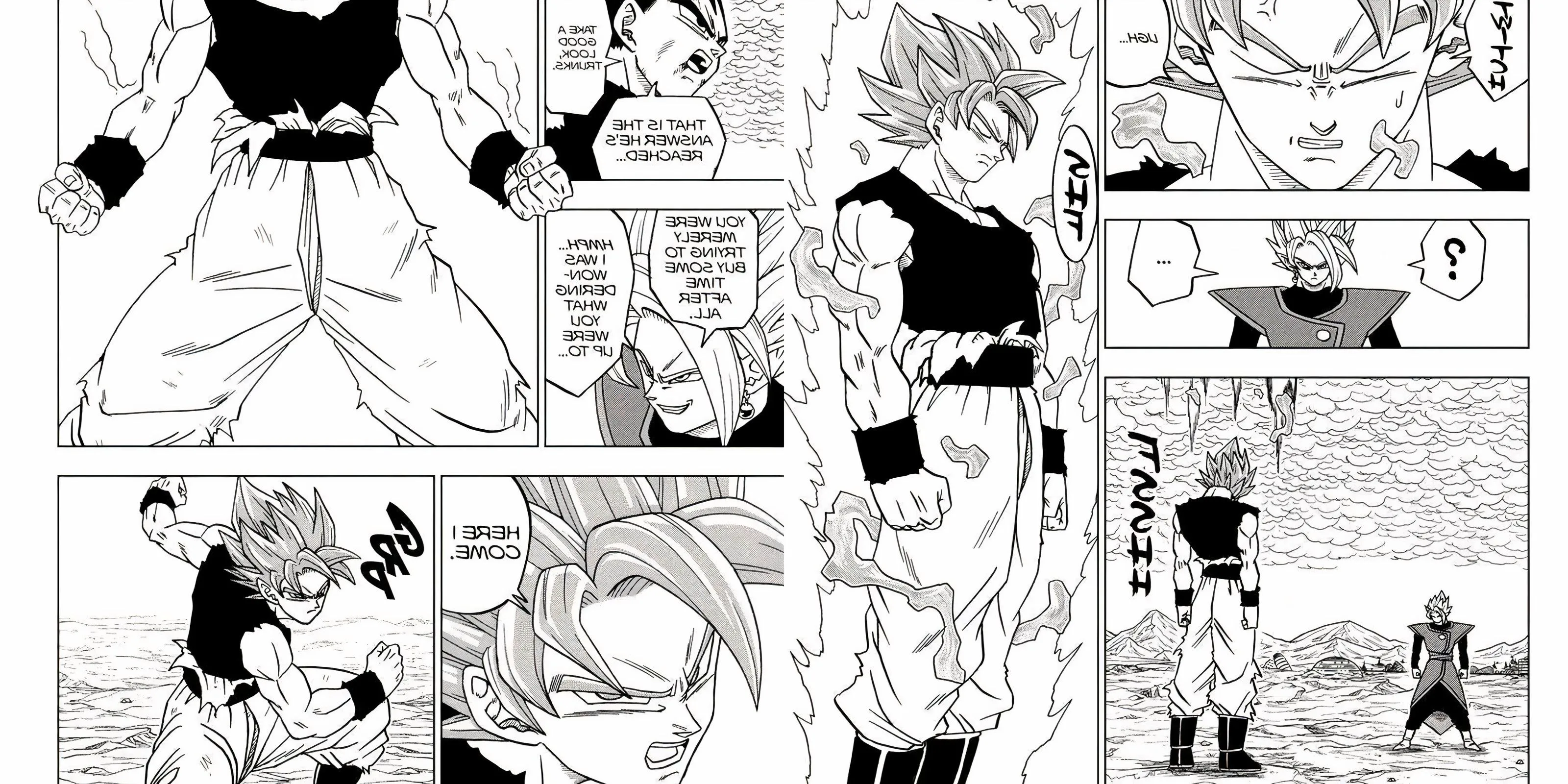 The first appearance of Perfected Super Saiyan Blue Image