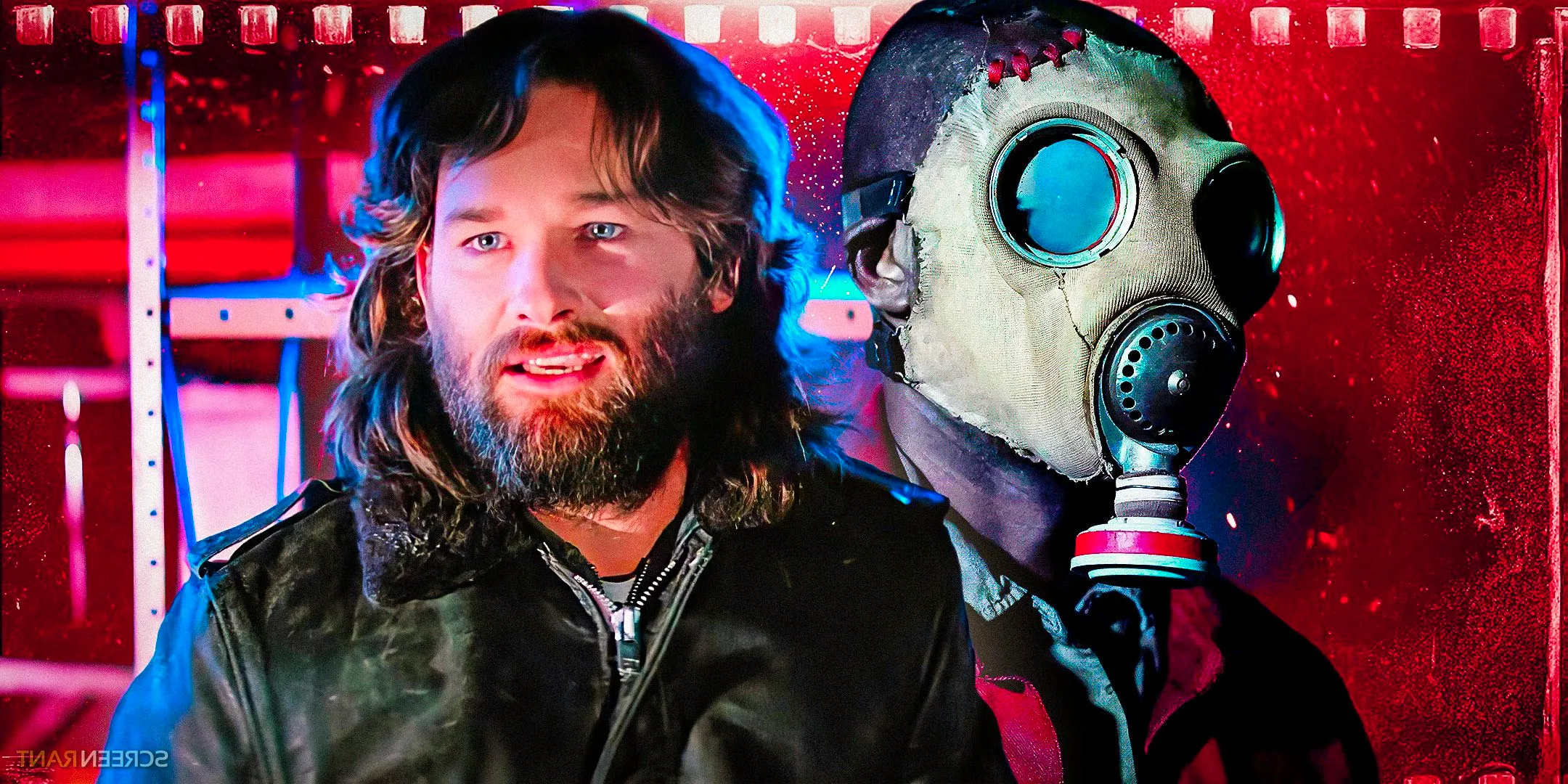 The gas mask guy from Teacup's poster with Kurt Russell's MacReady from The Thing Image