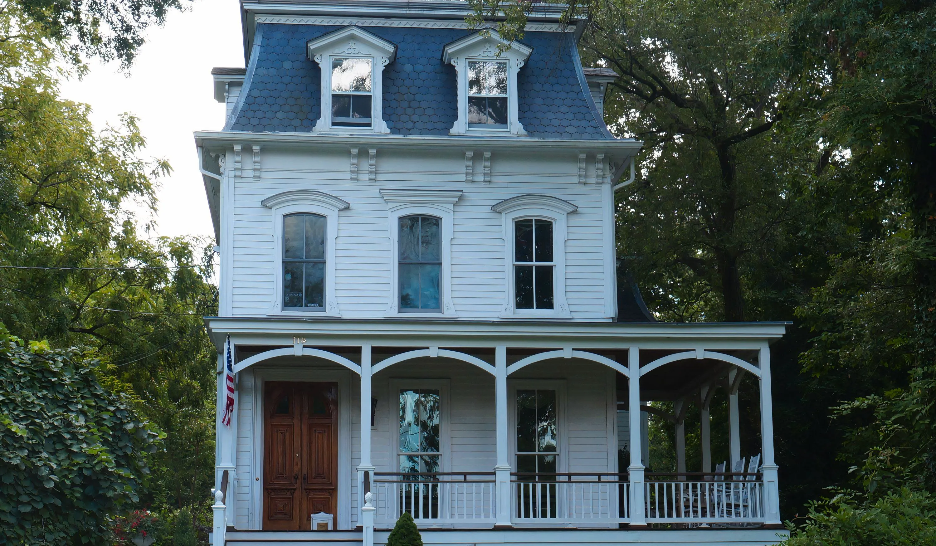 The house in Westfield, New Jersey that inspired the Addams Family mansion. Image