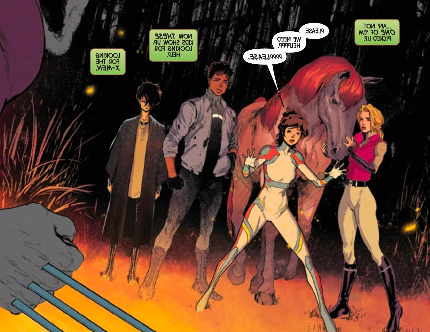 The introduction of the Outliers in Uncanny X-Men (2024) #2 Image