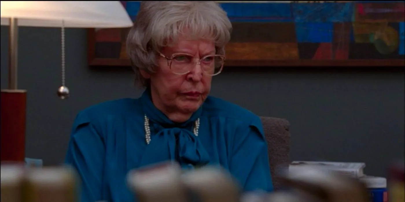 The Librarian (Jean Sincere) looking angry in Glee.-1 Image