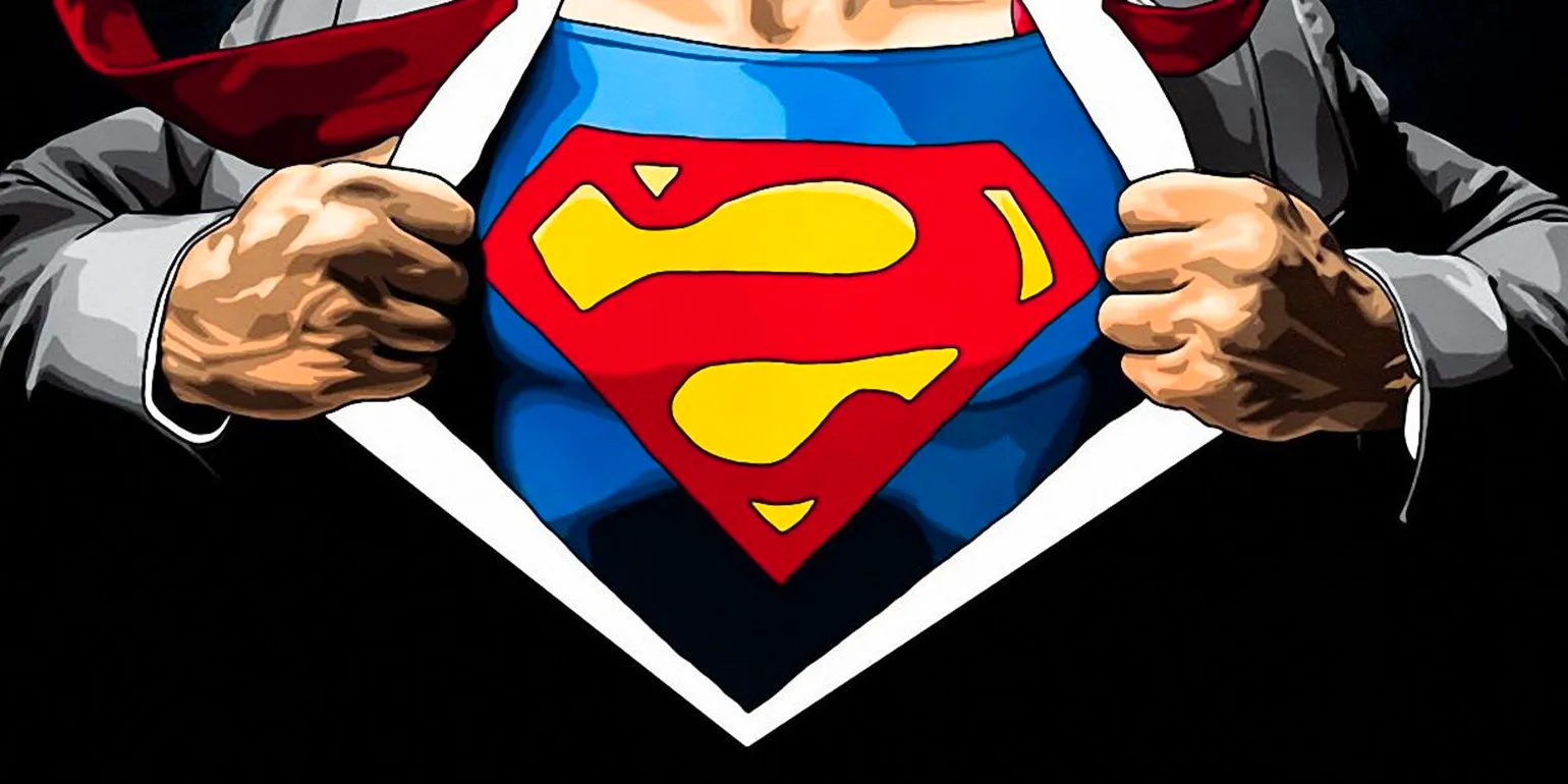 The logo on Superman's chest in the comics Image