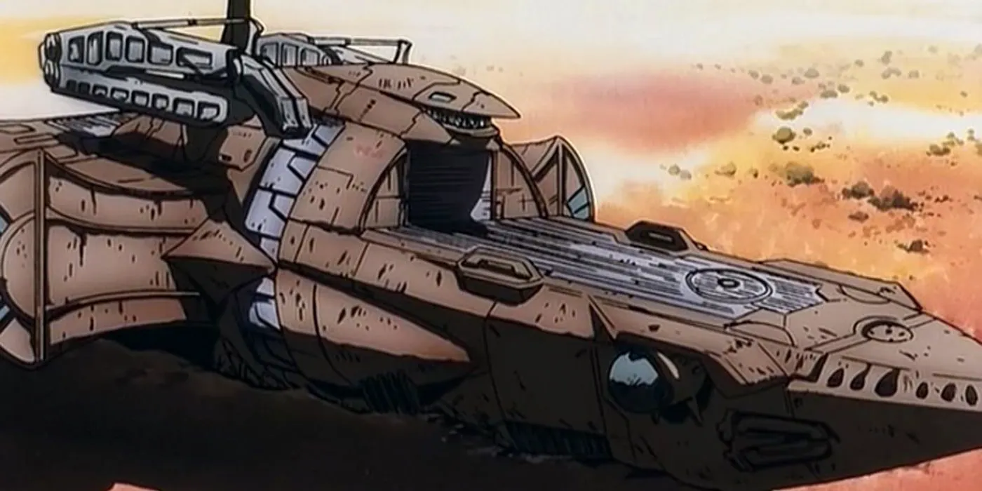 The main spaceship in Cowboy Bebop, the Bebop. Image