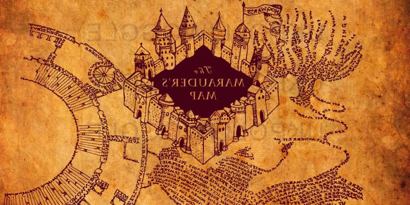 The Marauder's Map from Harry Potter Image