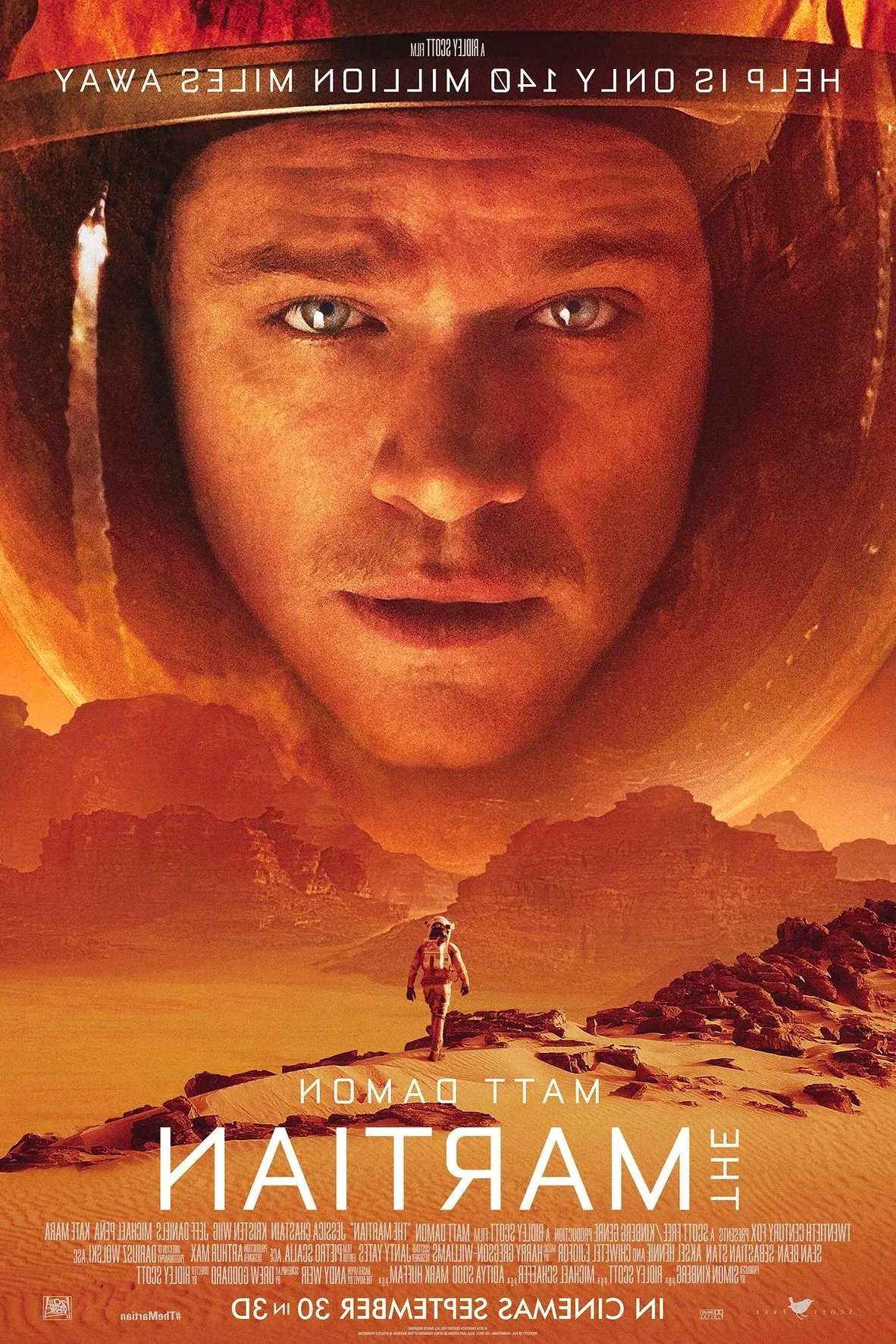 The Martian Movie Poster Image