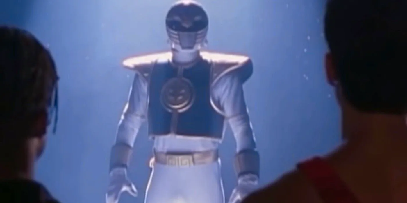 The Mighty Morphin Power Rangers meet the White Ranger in White Light episode Image