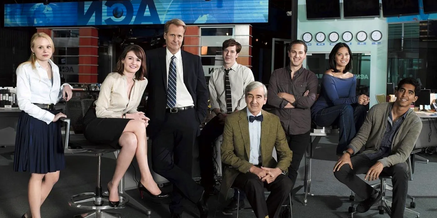 The Newsroom Main Cast Posing For Promotional Picture.jpg Image