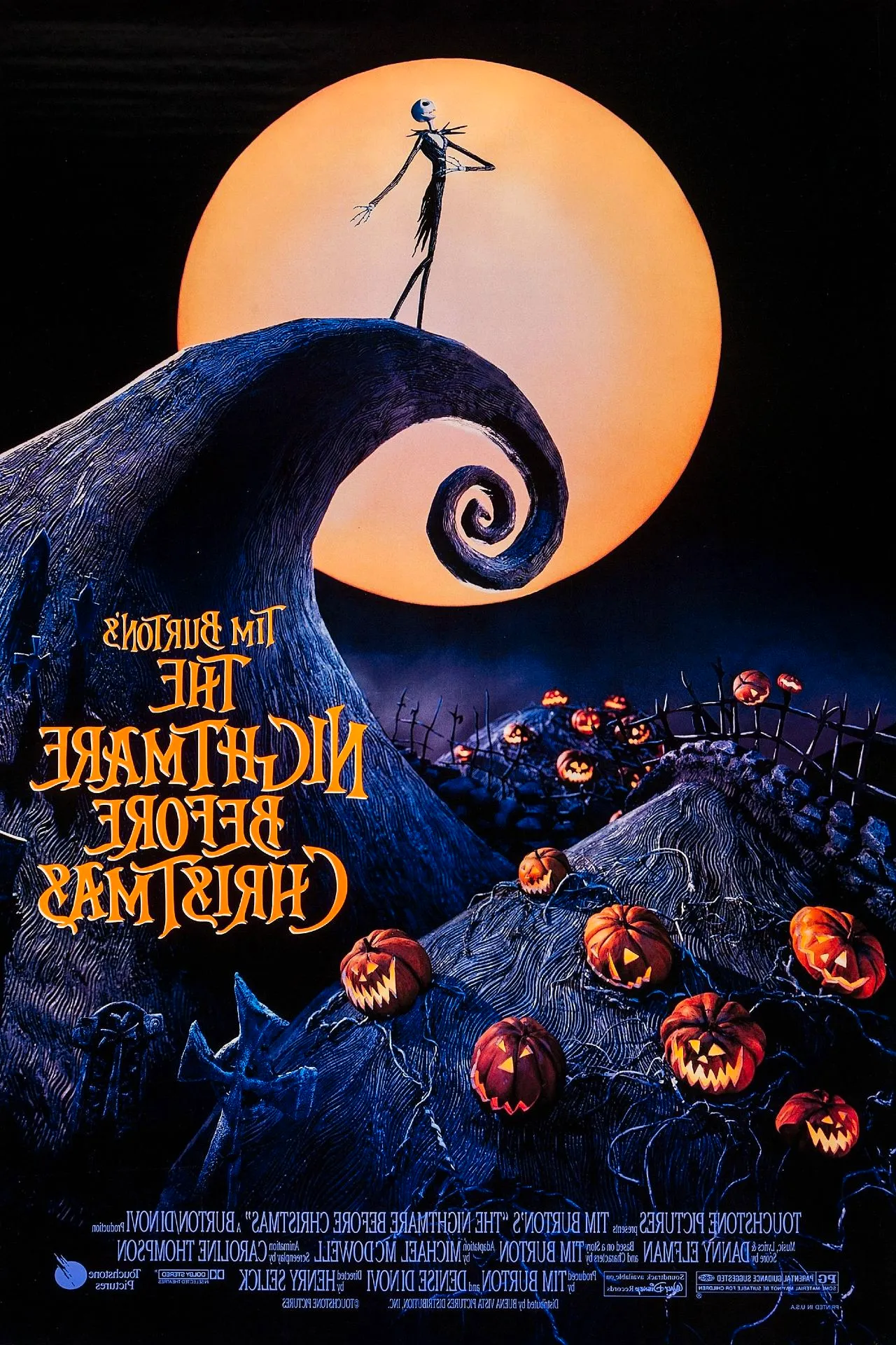 The Nightmare Before Christmas Movie Poster Image