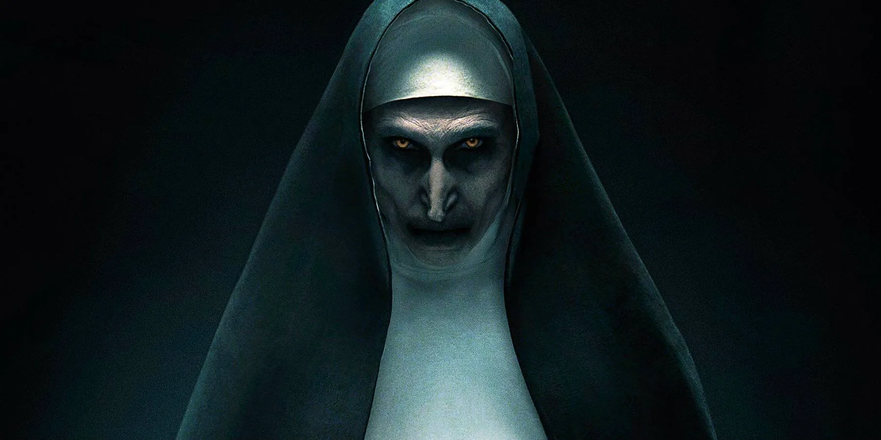 The Nun in the dark in the 2018 movie Image