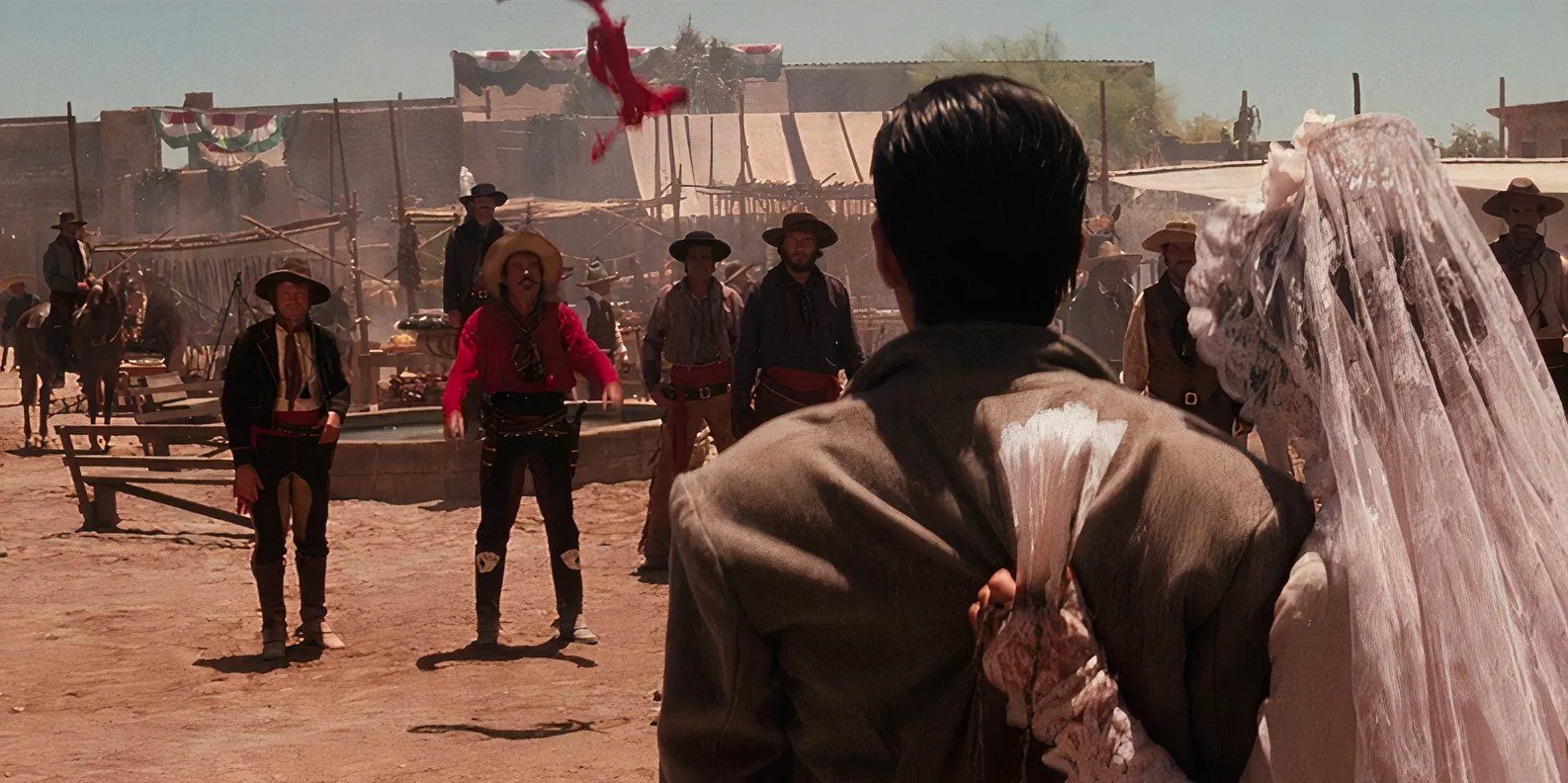 The opening scene of Tombstone Image