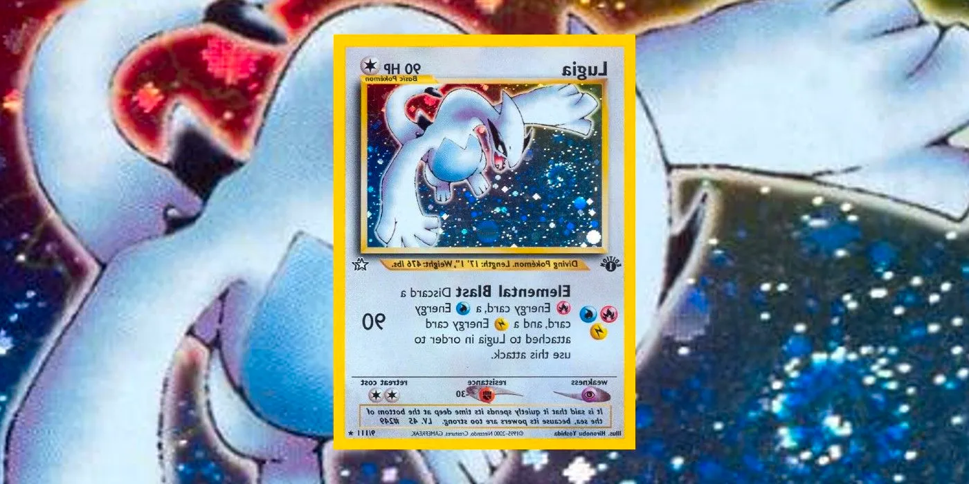 The Pokémon Trading Card Game's Lugia (Neo Genesis 9/111) card. Image