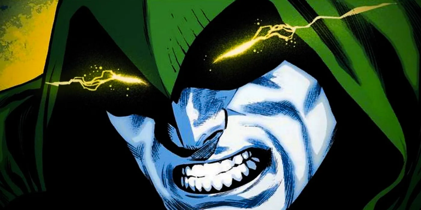 The Spectre Face from DC Comics Art Image