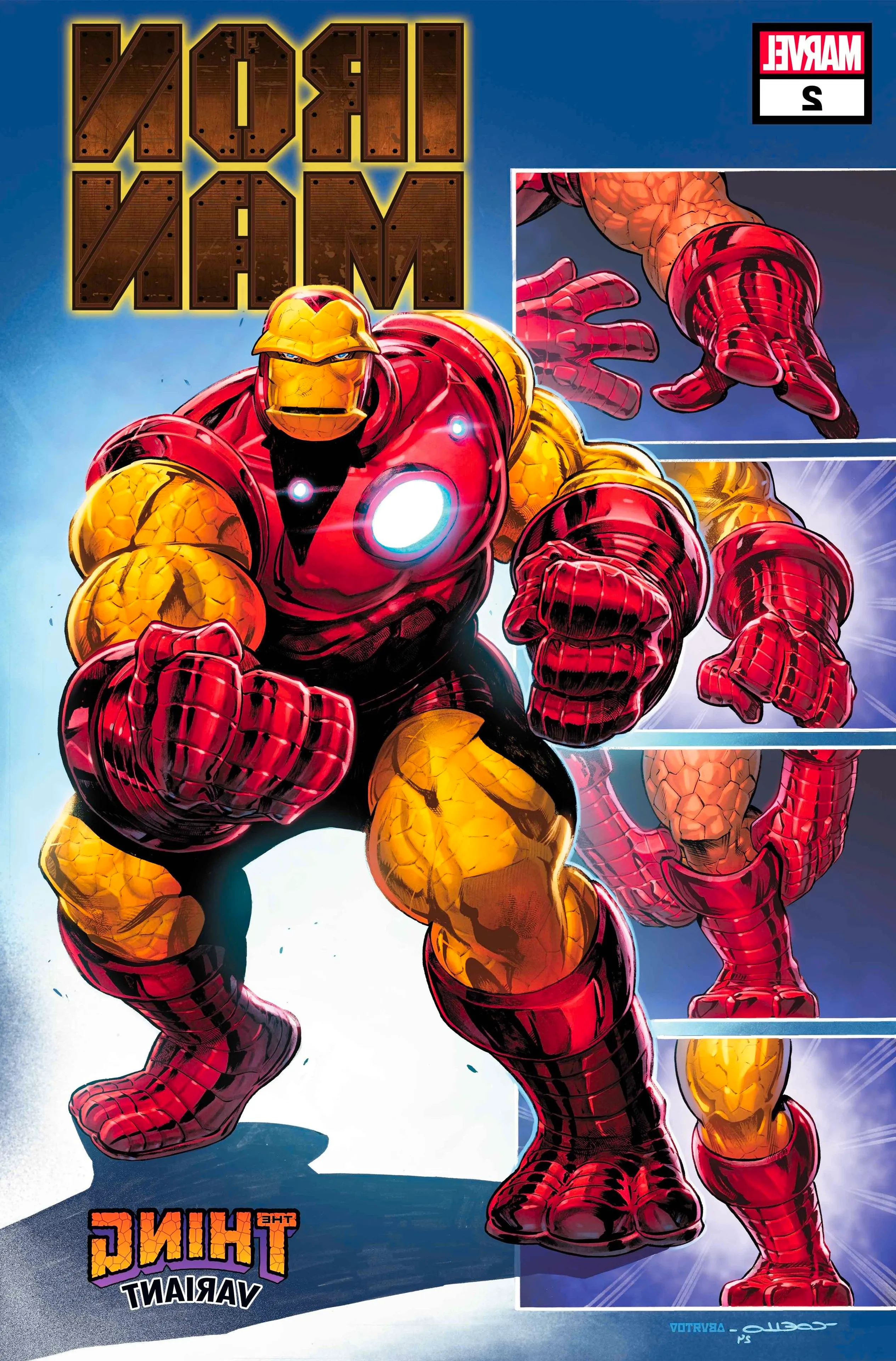 the thing with iron man armor Image