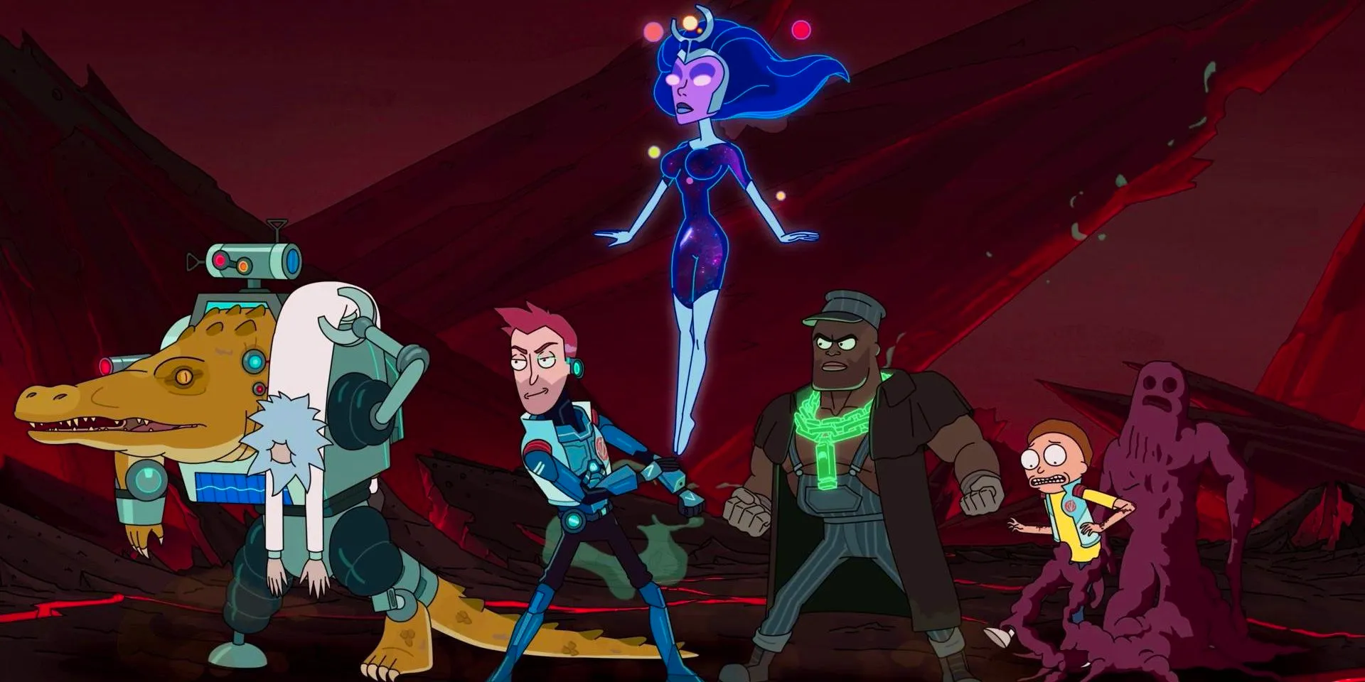 The Vindicators assembled in Rick and Morty Image