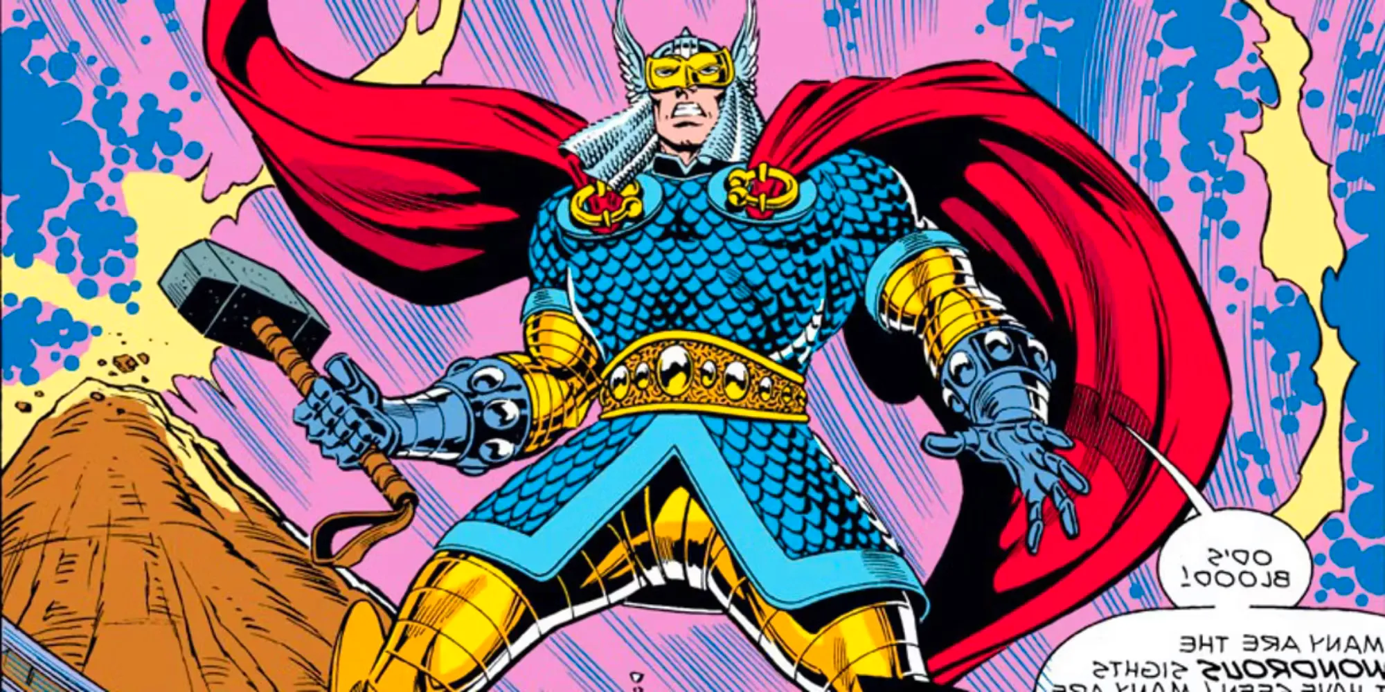 Thor in special armor with his enchanted belt, Megingjord Image