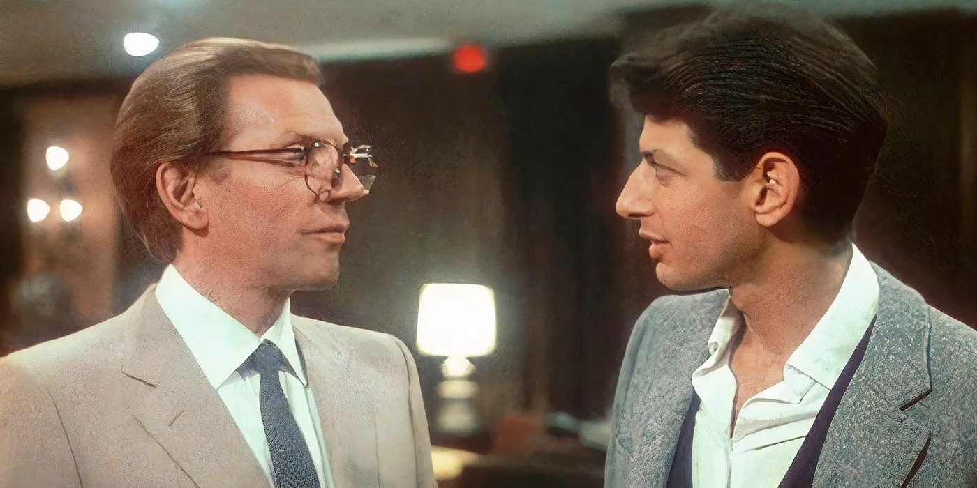 Threshold (1981) Donald Sutherland Plays Dr. Thomas Vrain talking with Jeff Goldblum Image