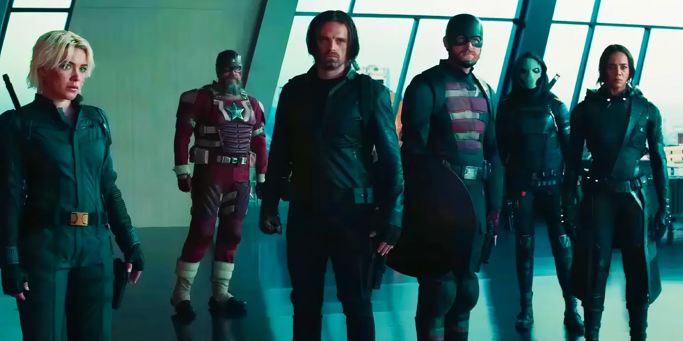 Thunderbolts team in Avengers Tower in Thunderbolts* trailer Image