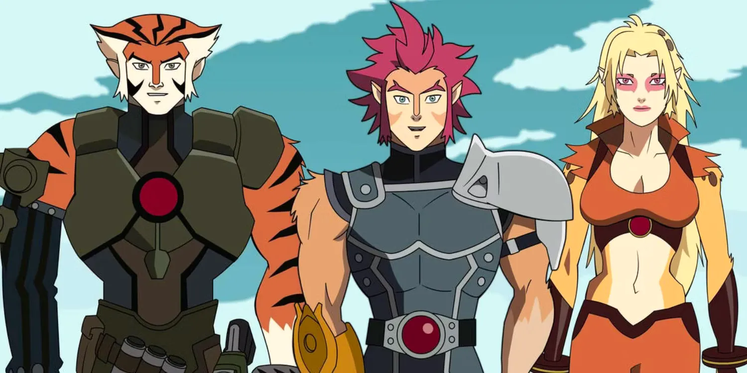 Thundercats 2011 Lion-O voiced by Will Friedle Tygra, and Cheetara Image