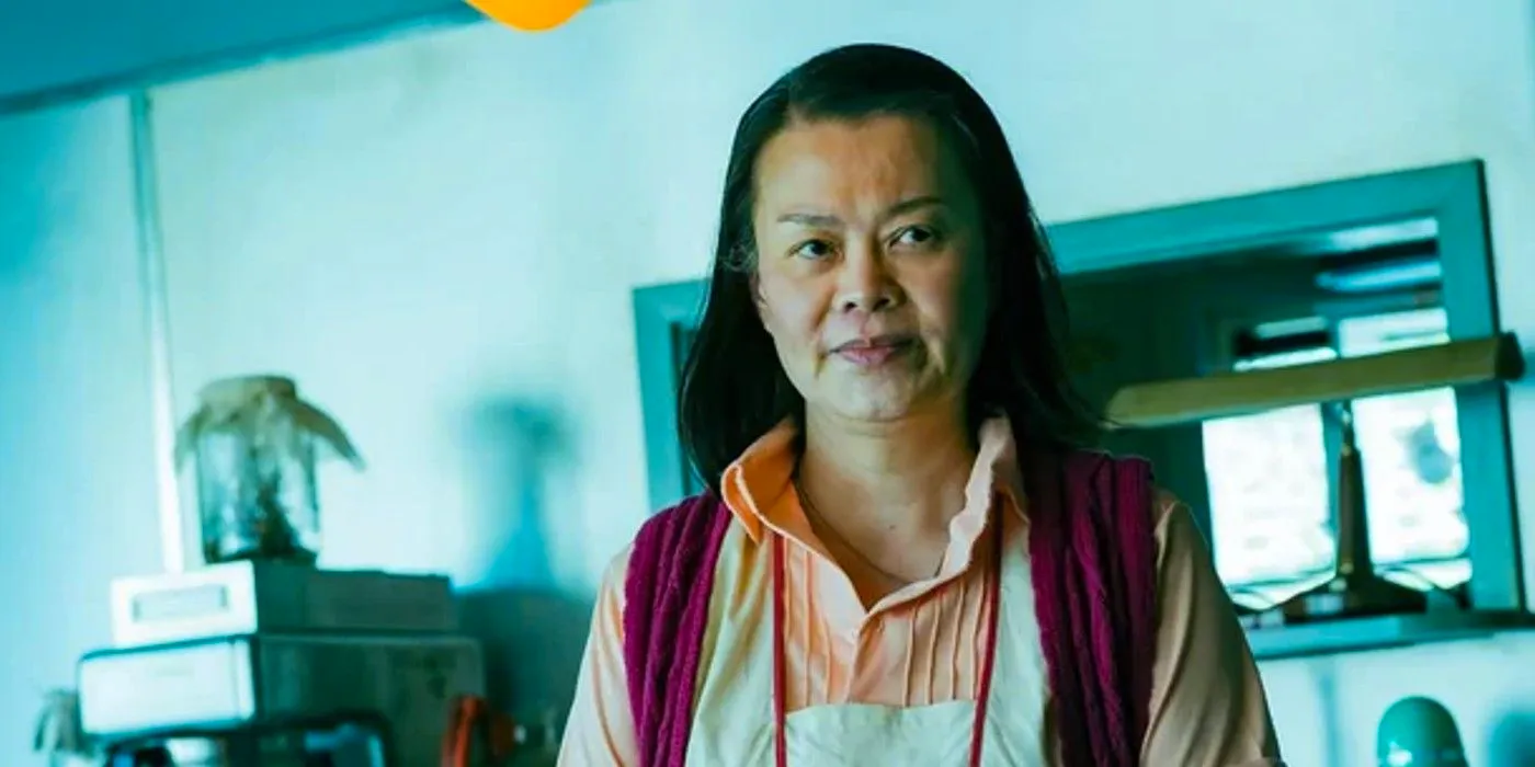 Tian-Chen Liu in the diner in From TV show Image