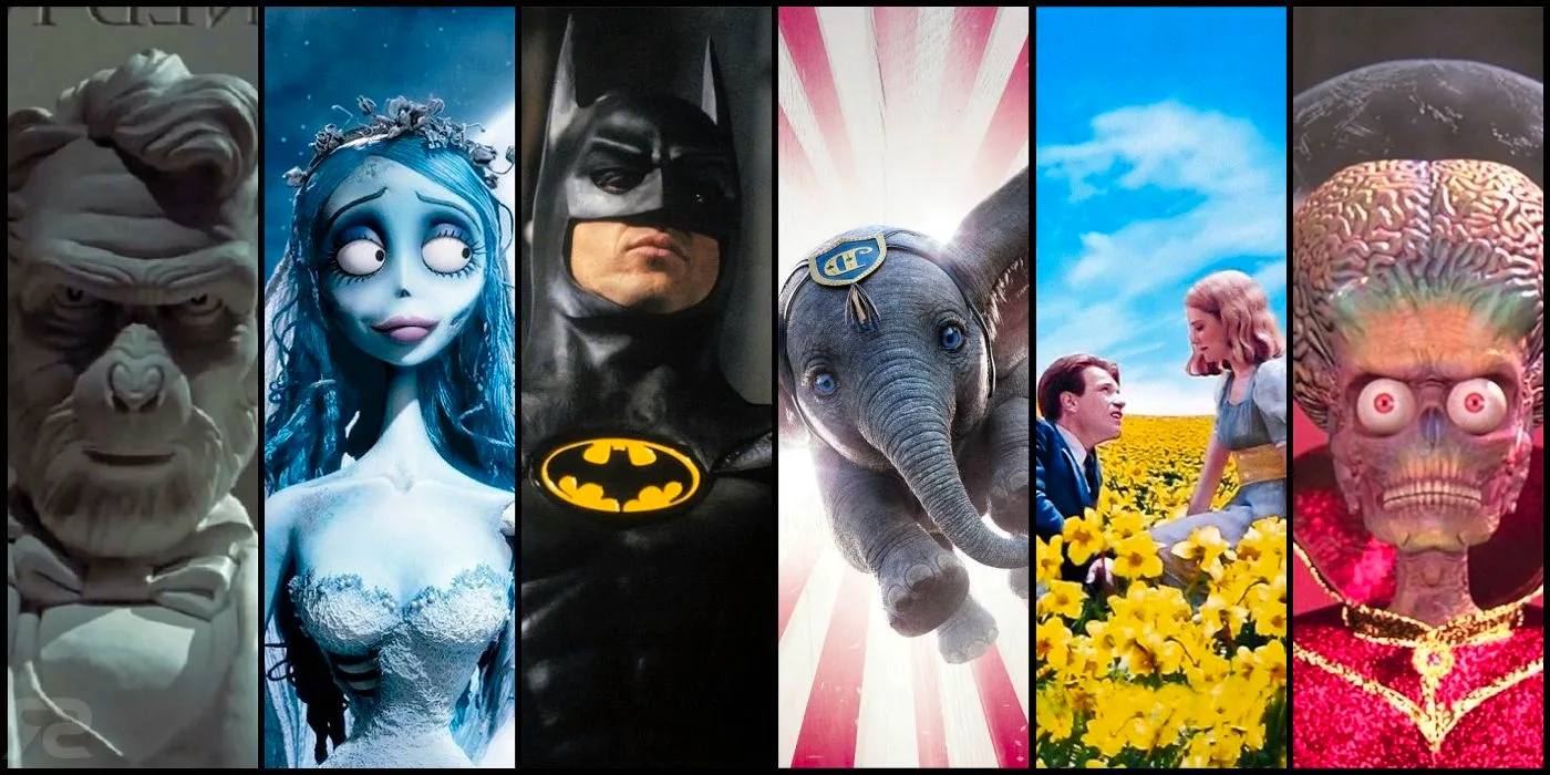 Tim Burton Movies Header Image