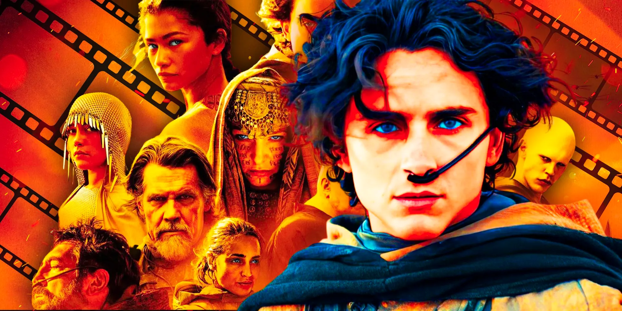 Timothée Chalamet & Dune 2 characters Image