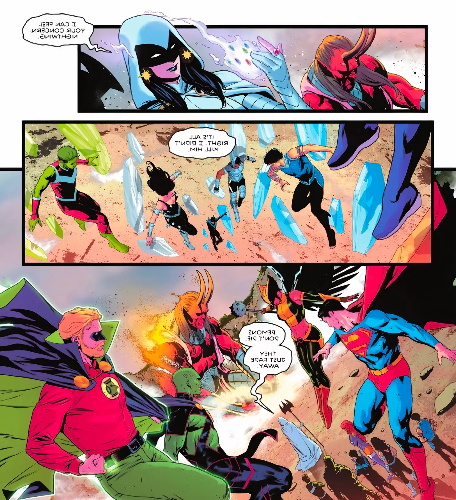 Titans #15 Raven Titans Justice LEague-2 Image