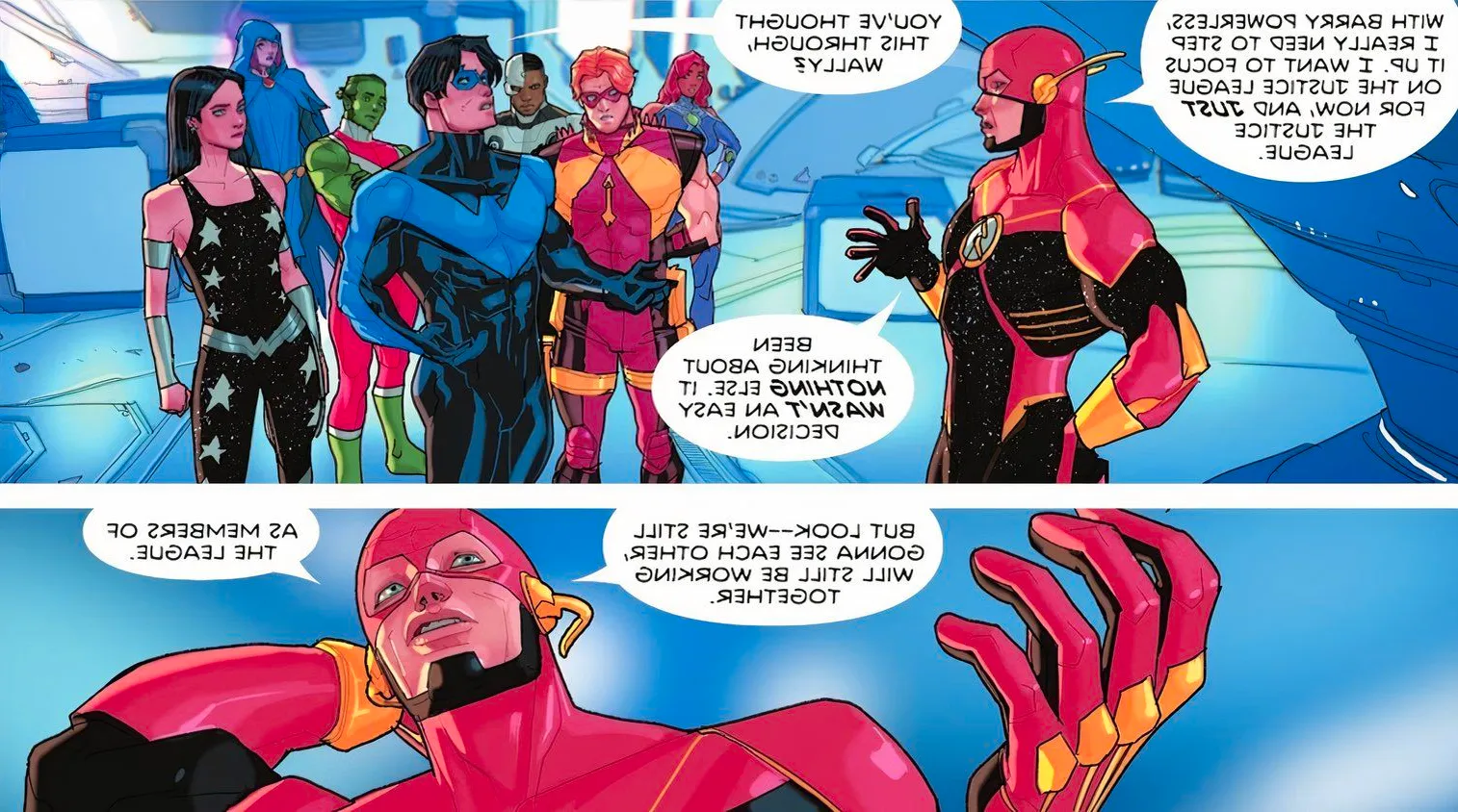 Titans #16 Wally West quit 2 Image