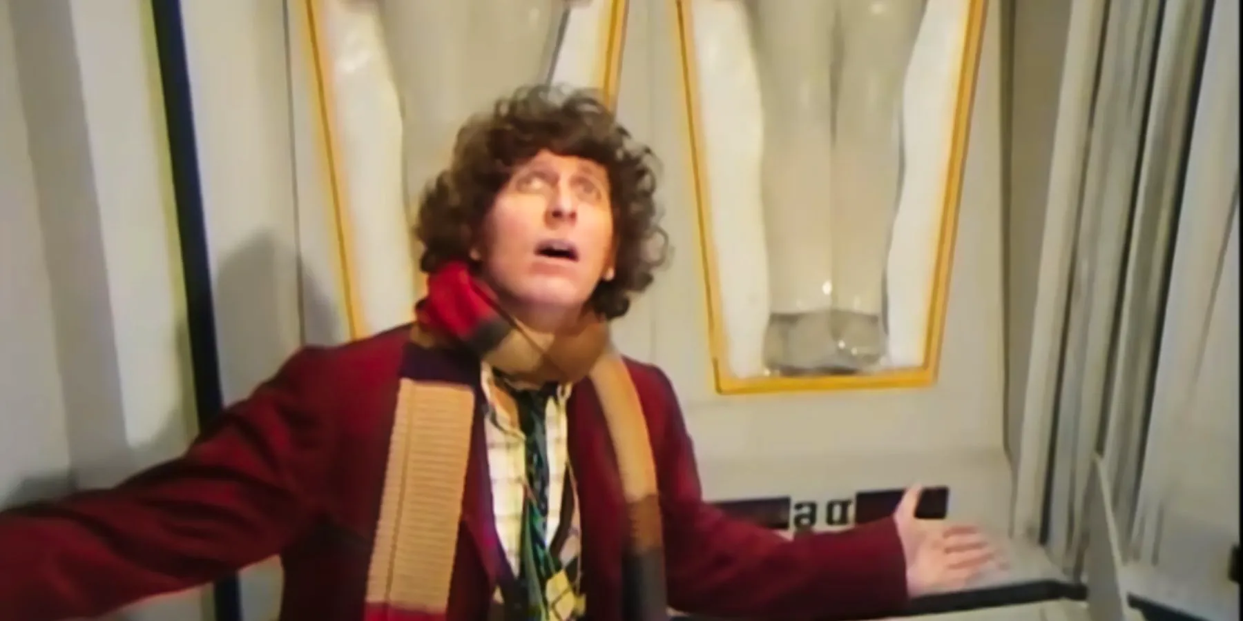 Tom Baker as the Doctor in The Ark in Space Image