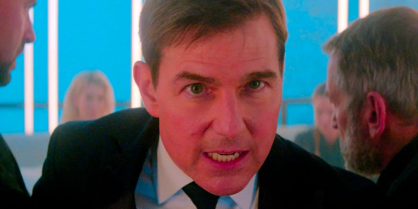 Tom Cruise as Ethan Hunt Looking Strained in Mission Impossible Dead Reckoning Part 1 Image