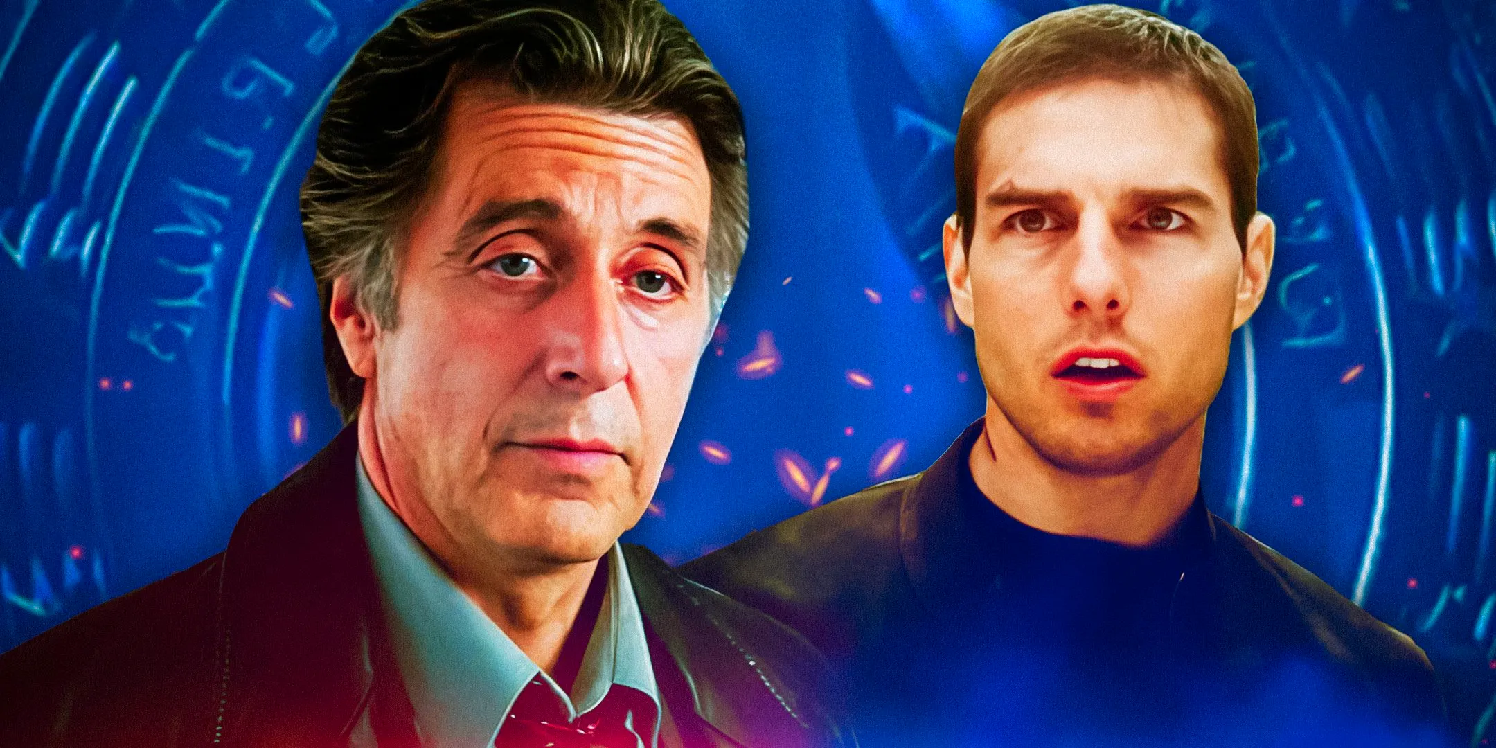 Tom-Cruise-in-Minority-Report-and-Al-Pacino-in-Insomnia Image