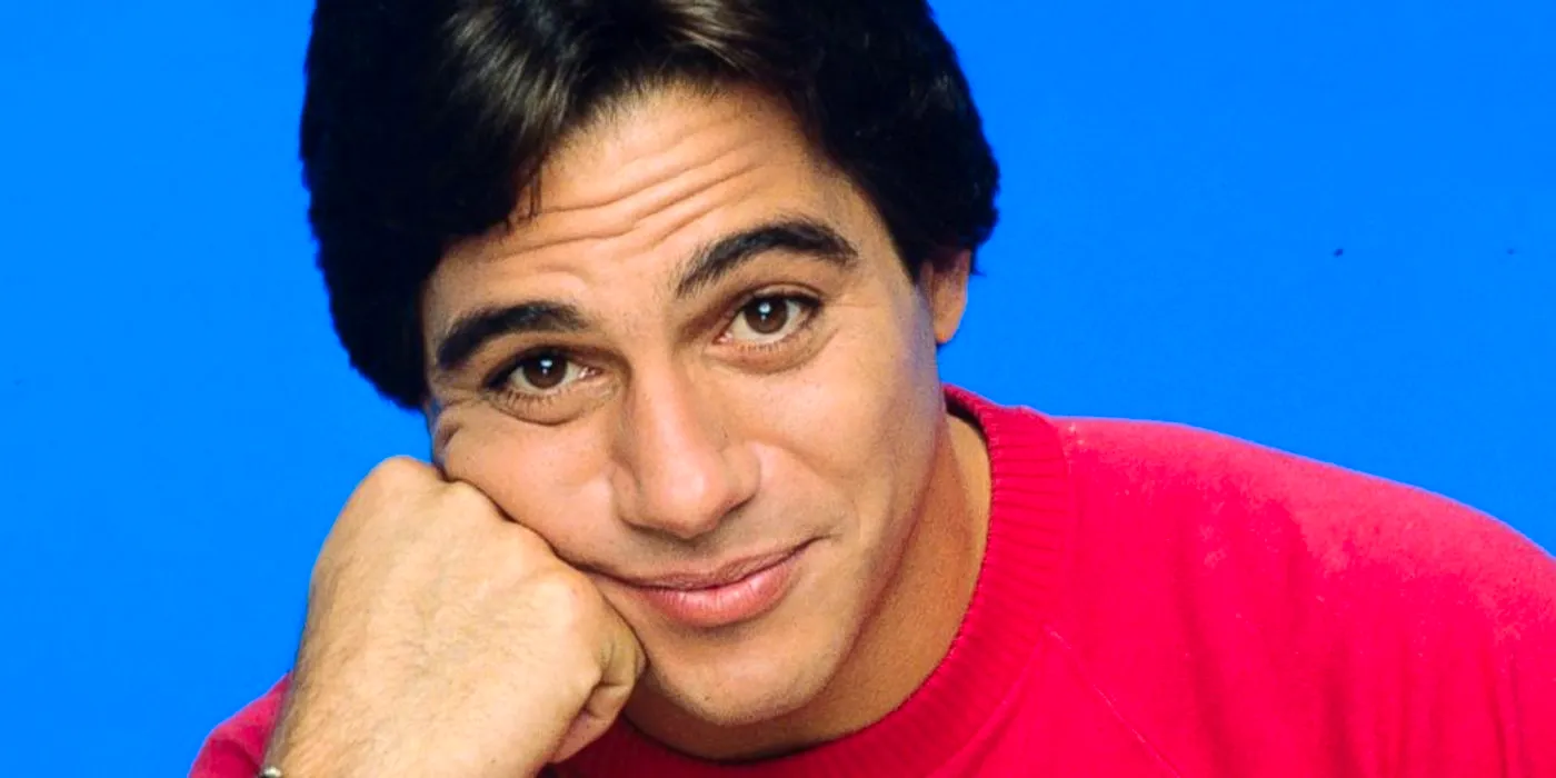 Tony Danza posing with one hand on face Image