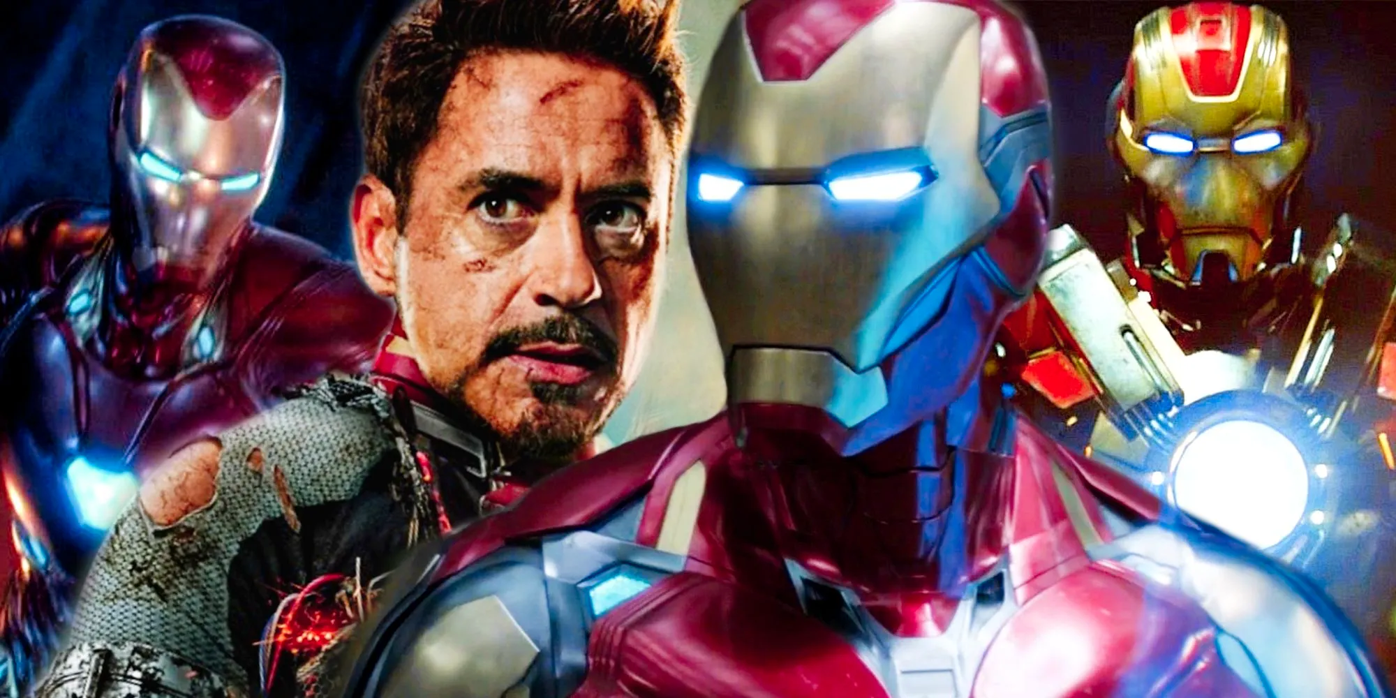 Tony Stark and the MCU Iron Man Armors Image