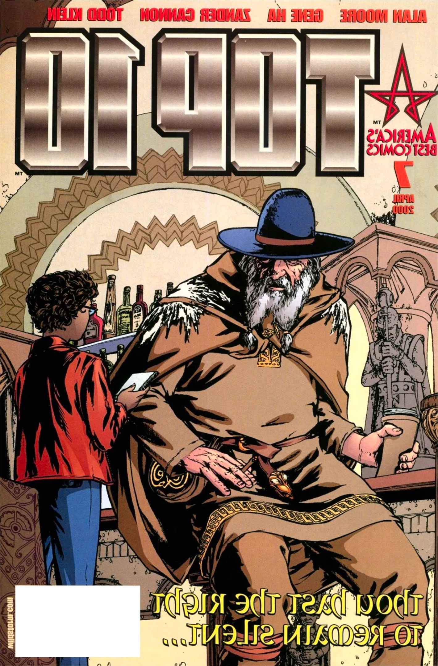 Top 10 #7 Cover Detective Jacks takes a statment from Woden Image