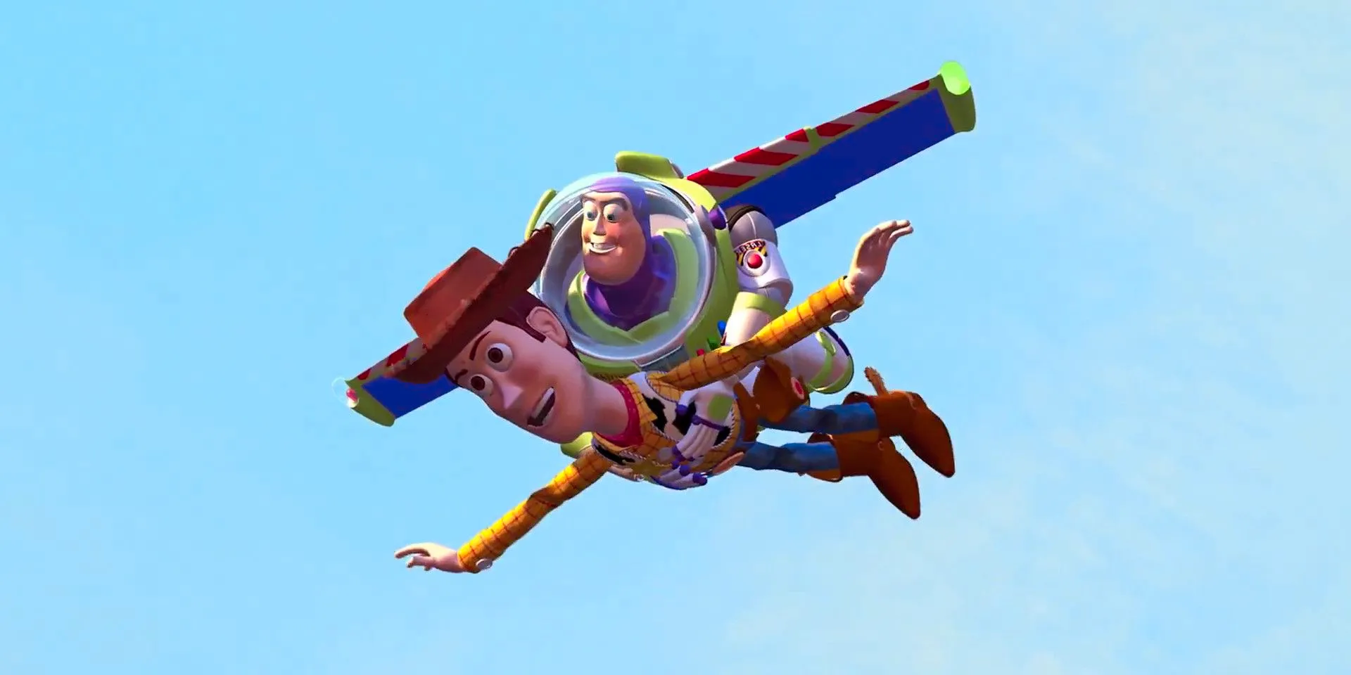 Toy Story Woody Buzz Flying Image