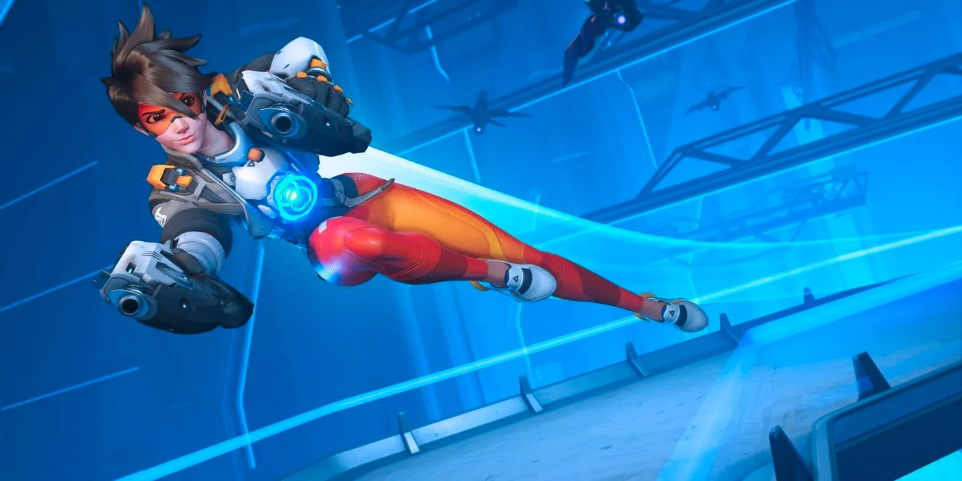 Tracer leaping into action in Overwatch 2 Image