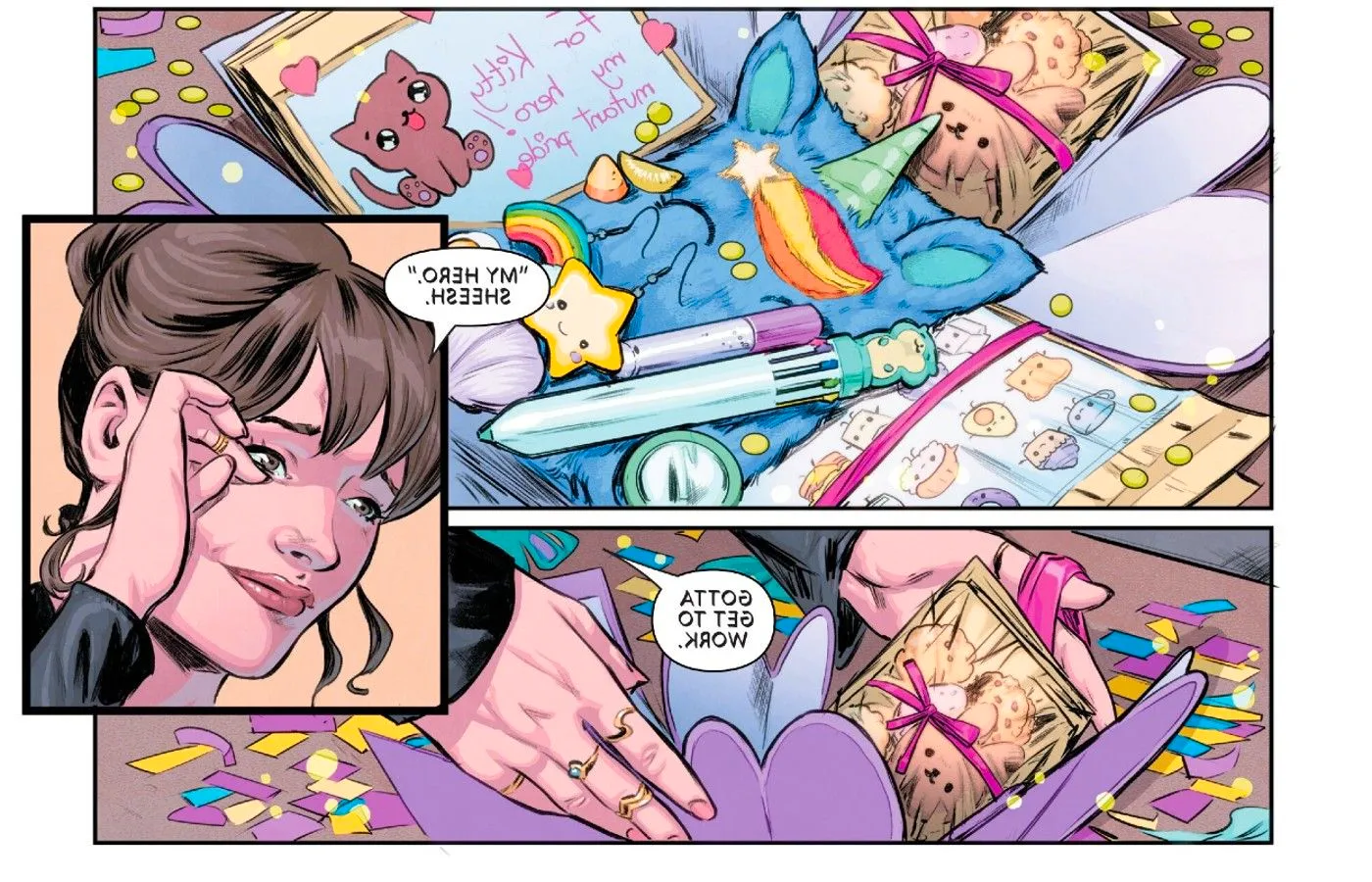 Trista Marshall gifts Kitty Pryde a present for saving her in Exceptional X-Men #1 Image