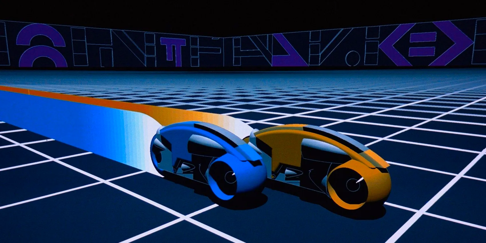 tron 1982 lightcycle bike race Image