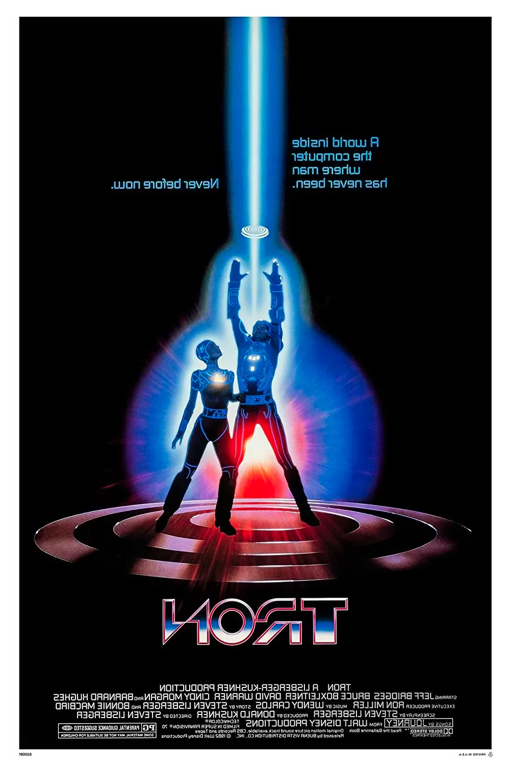 TRON 1982 Movie Poster Image