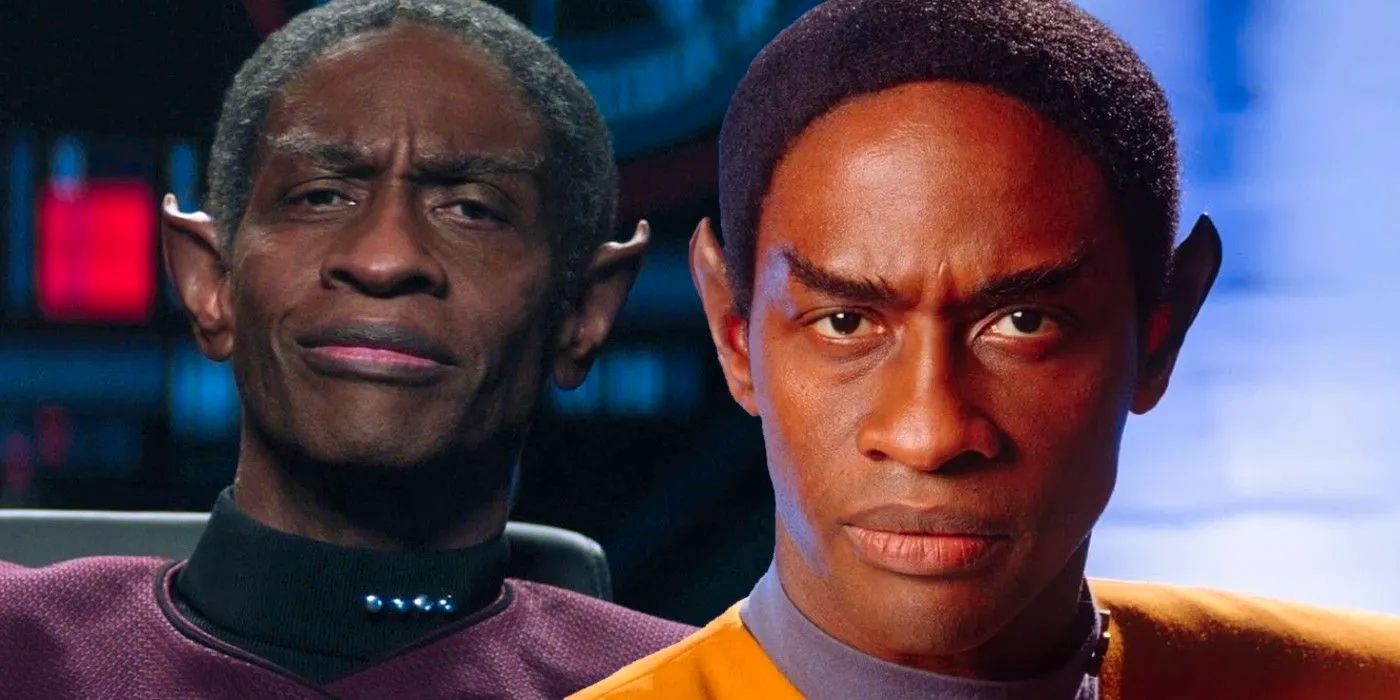 Tuvok in Star Trek: Voyager and Picard.  Image