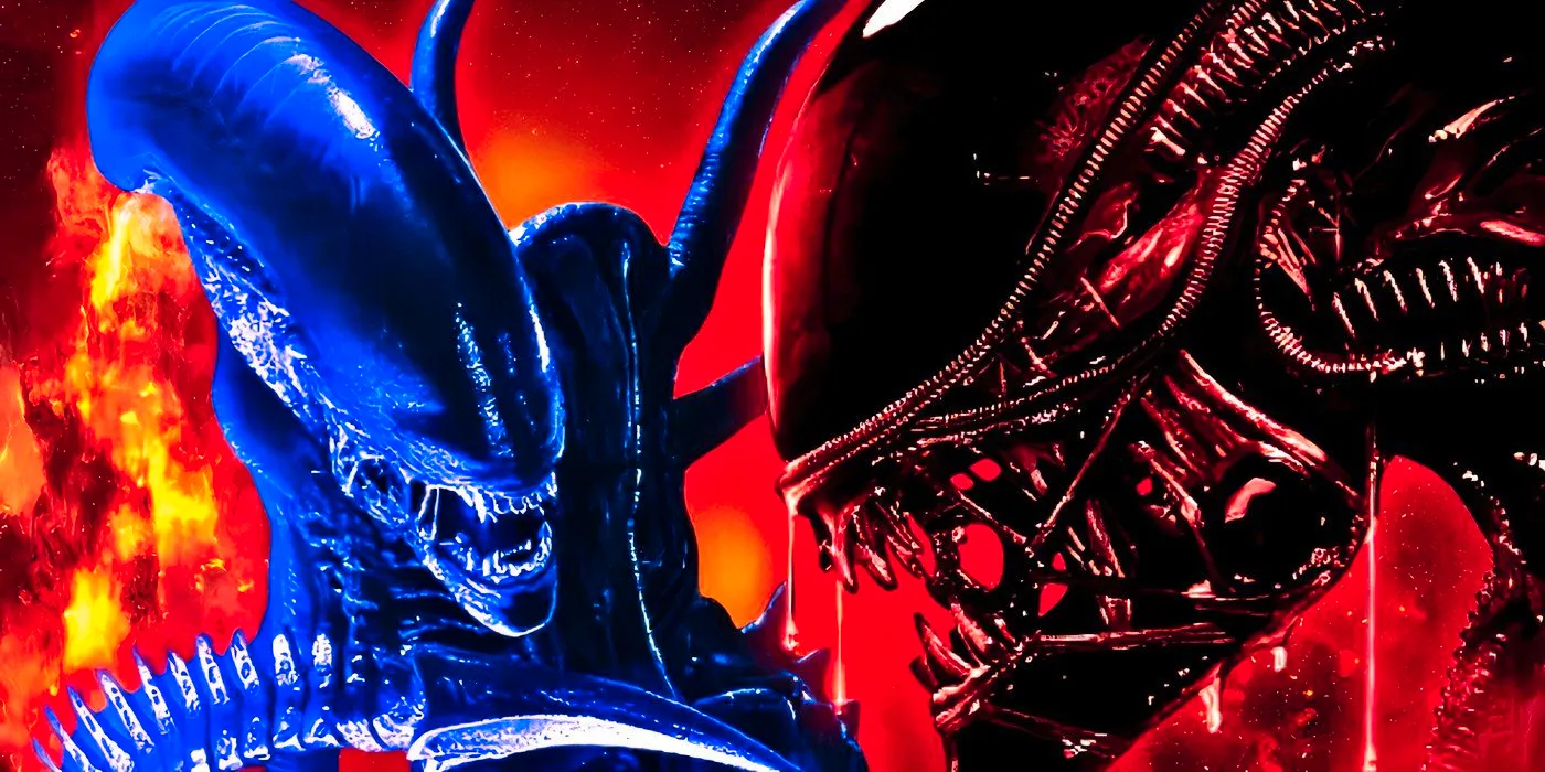 Two Xenomorphs from Alien. Image