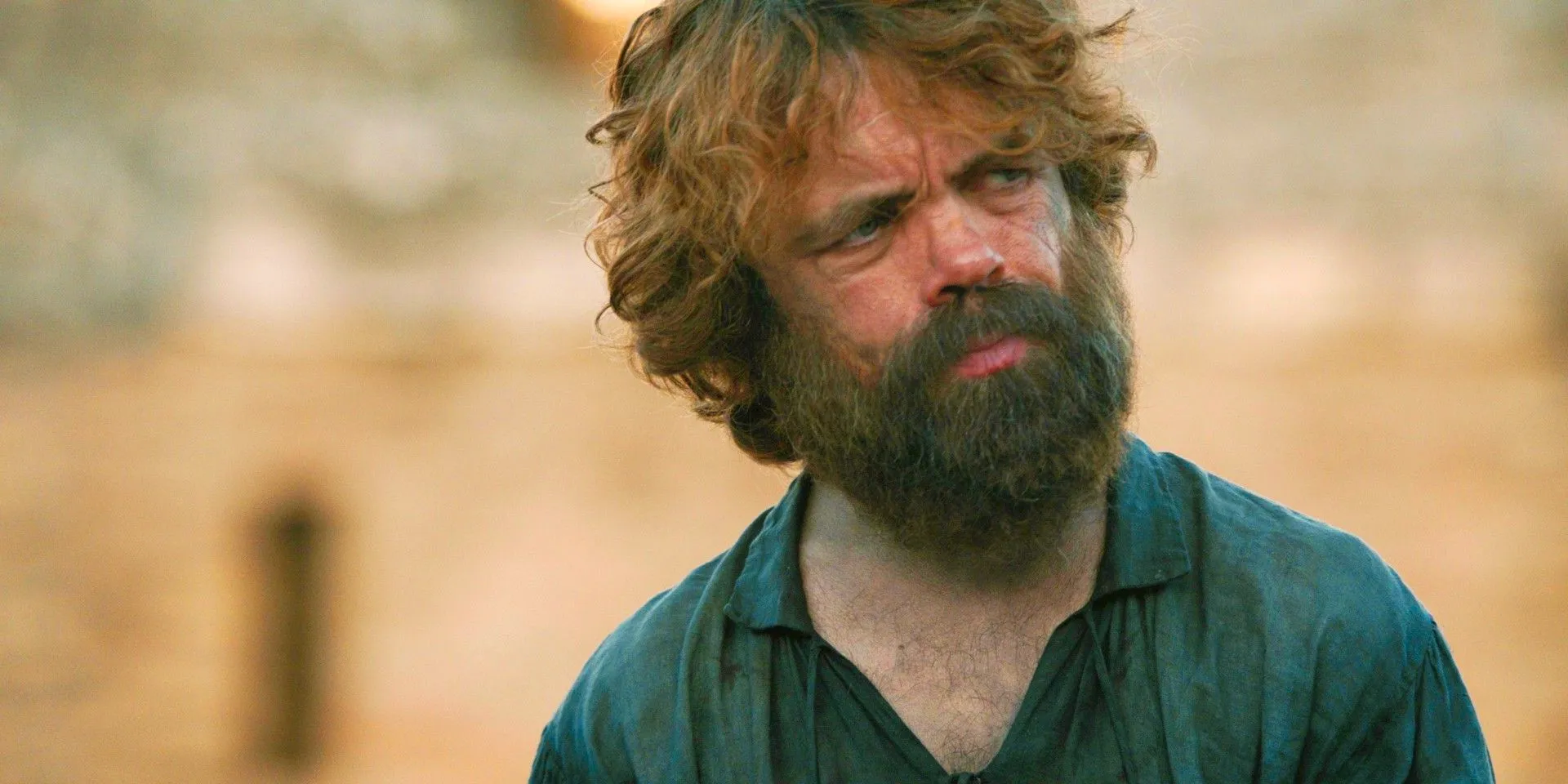 Tyrion looking wary and exhausted in the Game of Thrones series finale Image