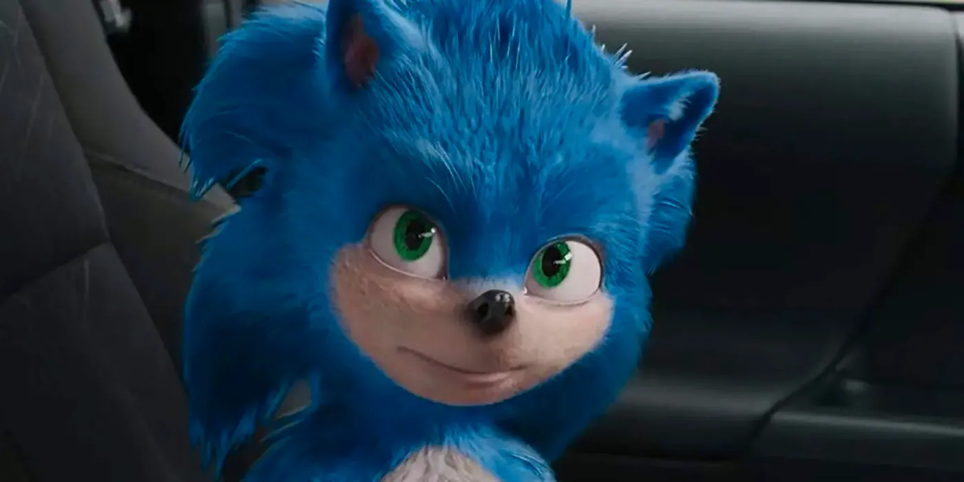 Ugly Sonic in the Sonic the Hedgehog movie trailer Image