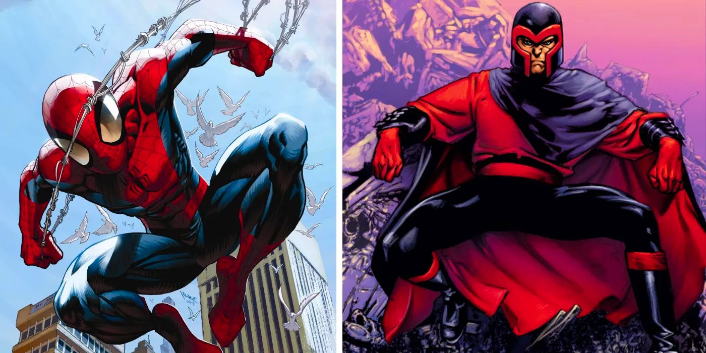 Ultimate Magneto (Left) and Ultimate Spider-Man (Right) Image