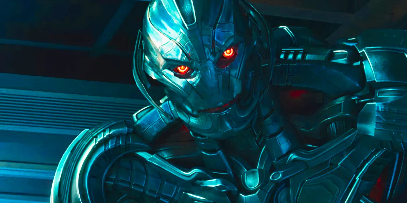 Ultron looking menacing in Avengers Age of Ultron Image