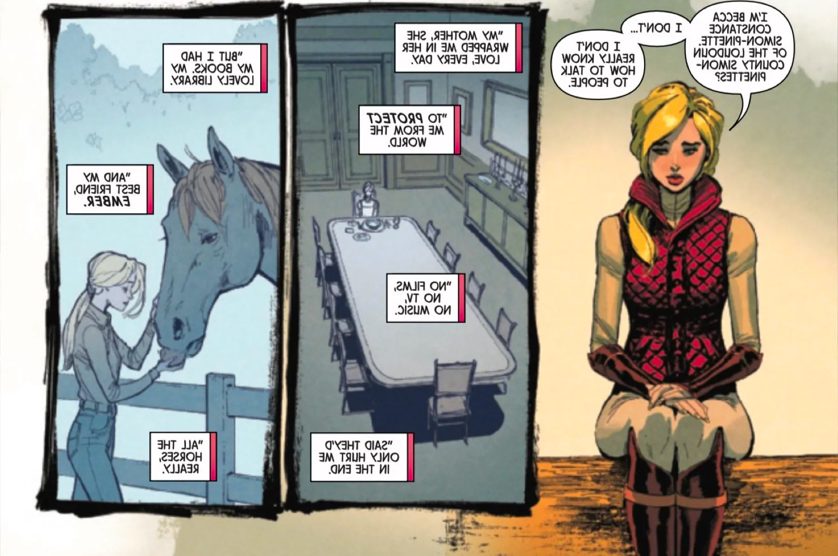 Uncanny X-Men #3, Calico’s haunting origin begins with extremely sheltered home life Image